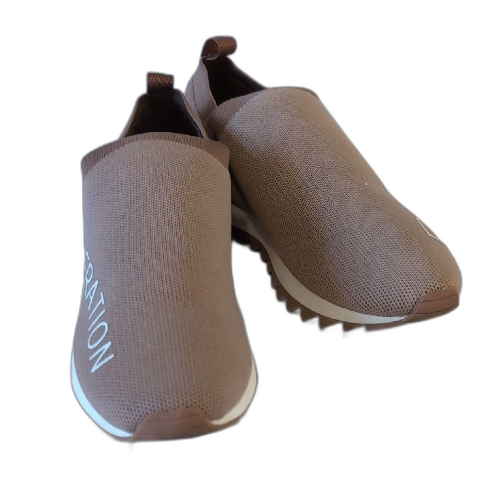 Unisex BCBGeneration Brown Sneakers with Slip-On Design Womens Size 9 Mens 7.5 - Picture 10 of 12
